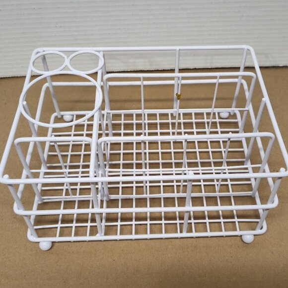 Wire Makeup Brush Holder / Hair Brush/ Hair Iron Organizer - Picture 2 of 6